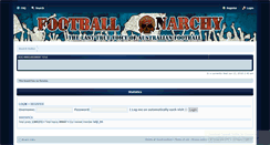 Desktop Screenshot of footballanarchy.net