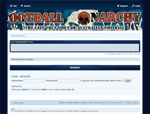 Tablet Screenshot of footballanarchy.net